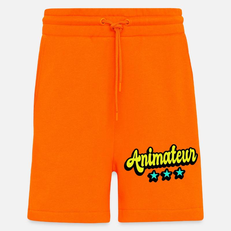 Animateur Design - Shorts - made by SPREAD - SUNSET ORANGE