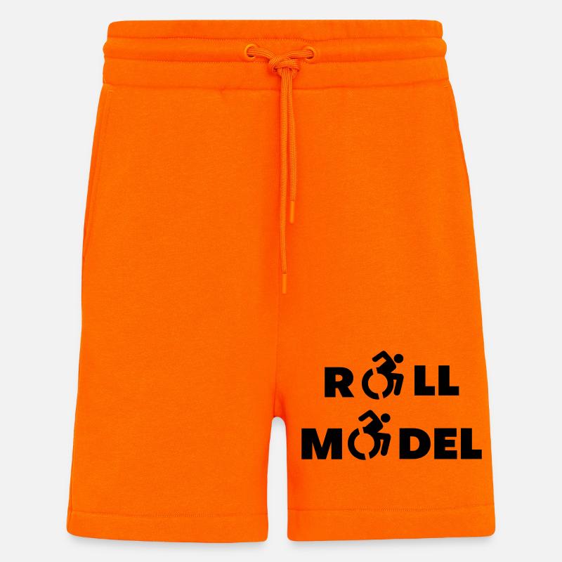 Jeder Rollstuhlfahrer ist ein Vorbild * - Shorts - made by SPREAD - SUNSET ORANGE