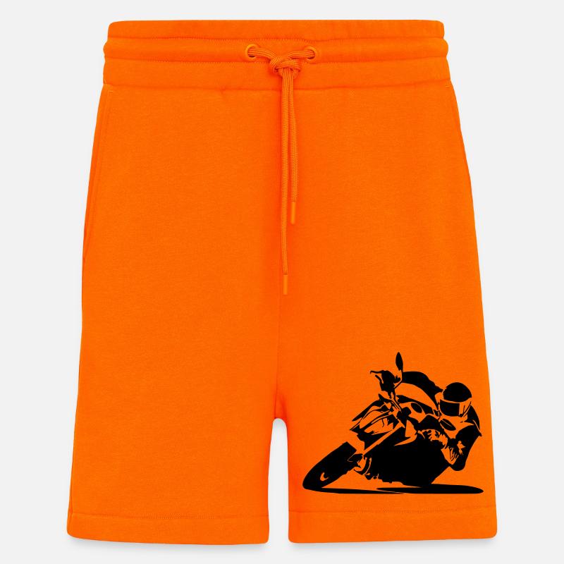 BikerinSchräglage - Shorts - made by SPREAD - SUNSET ORANGE
