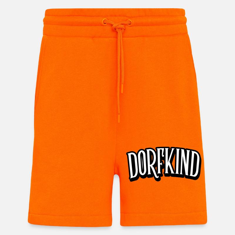 dorfkind - Shorts - made by SPREAD - SUNSET ORANGE