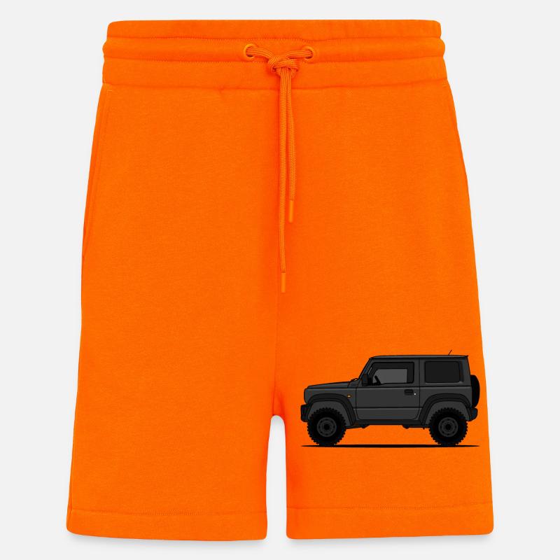 Jimny Schwarz - Shorts - made by SPREAD - SUNSET ORANGE