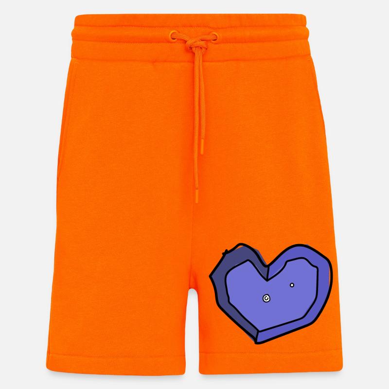 boulderliebe - Shorts - made by SPREAD - SUNSET ORANGE