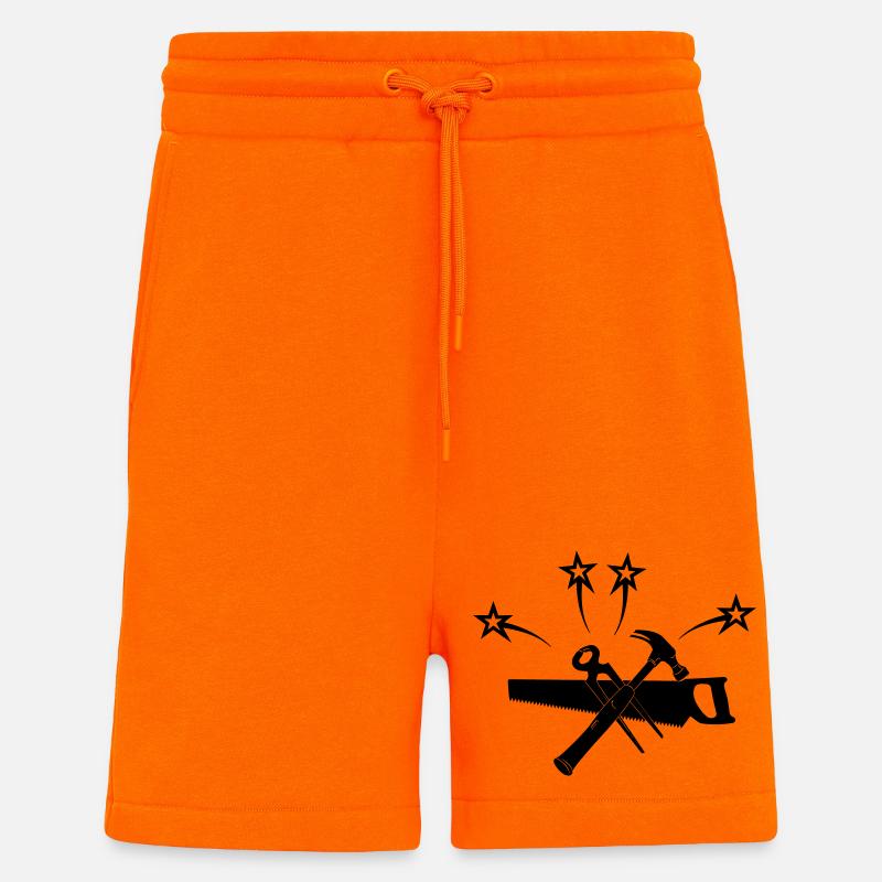 Hammersägezange vier Sterne - Shorts - made by SPREAD - SUNSET ORANGE
