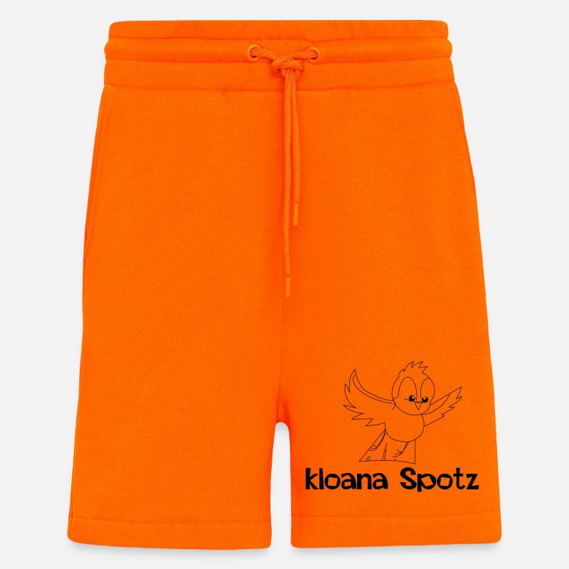 kloana Spotz-kleiner Spatz,Austrian dialect - Shorts - made by SPREAD - SUNSET ORANGE