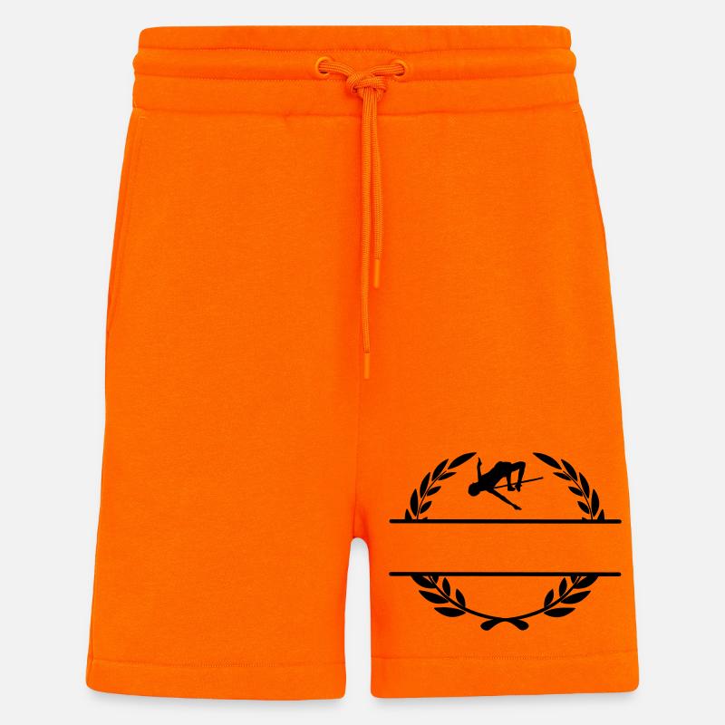 Hochspringer im Lorbeerkranz - Shorts - made by SPREAD - SUNSET ORANGE