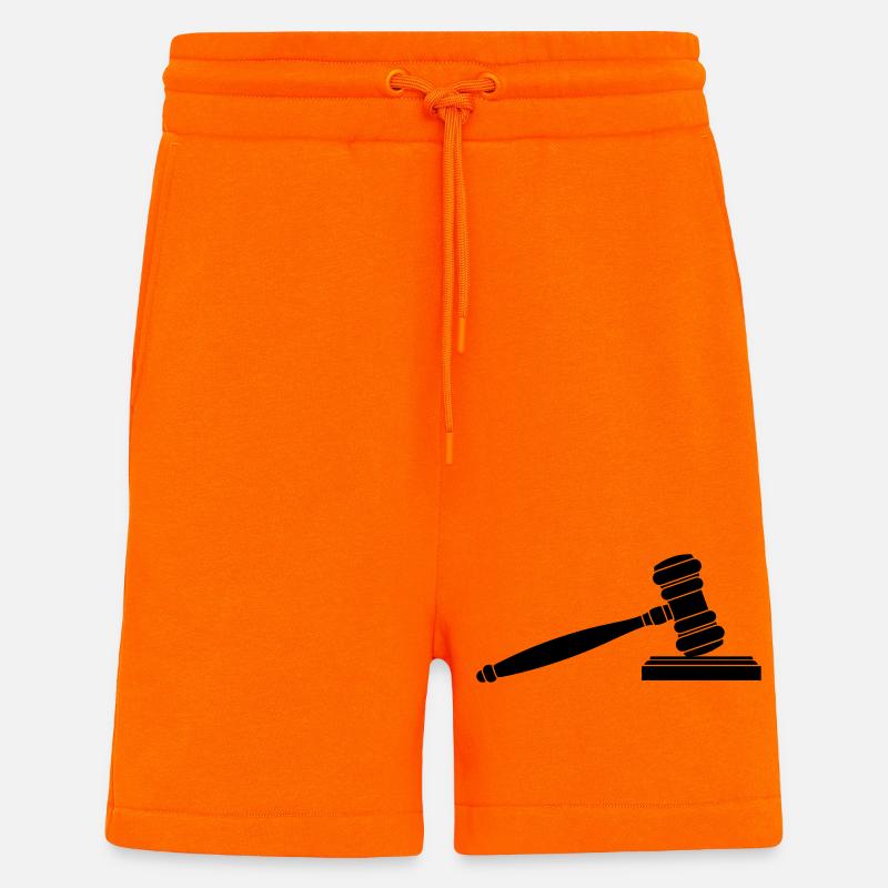 Geschirrhammer Logo - Shorts - made by SPREAD - SUNSET ORANGE