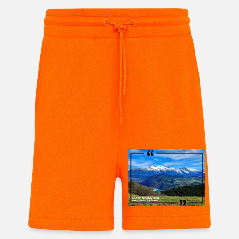 Der Monteynard-See 120323 - Shorts - made by SPREAD - SUNSET ORANGE