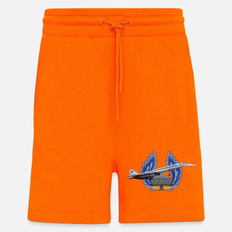 Tu-144 - Shorts - made by SPREAD - SUNSET ORANGE