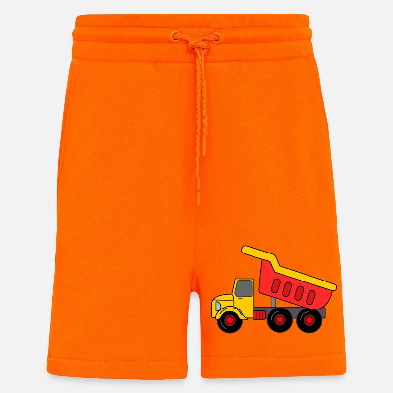 Keepauto Sand, rot gelb - Shorts - made by SPREAD - SUNSET ORANGE