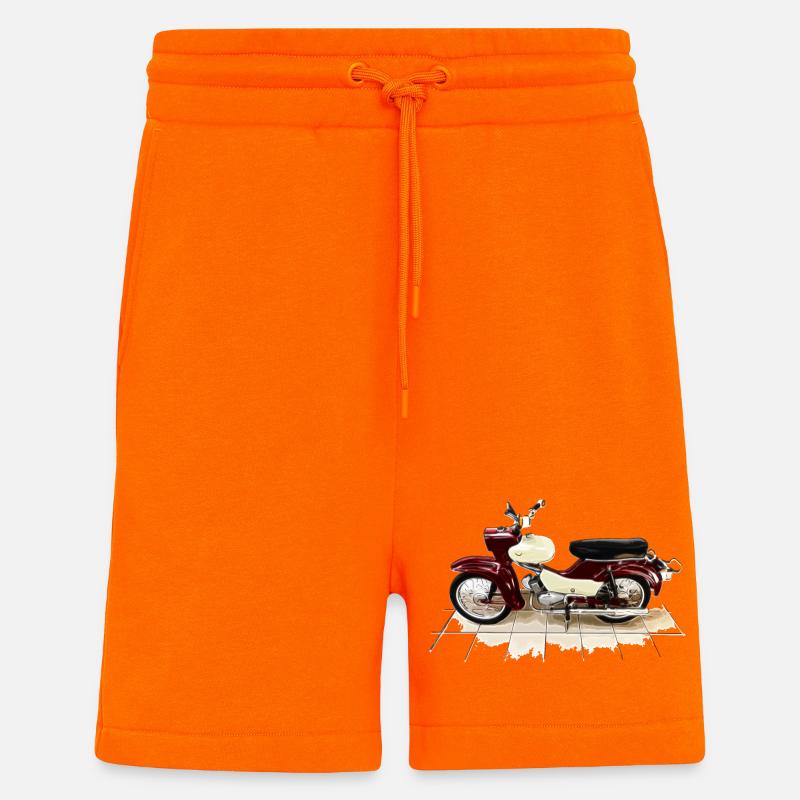 Samson - Étoile - Short bio décontracté fabriqué en UE - SUNSET ORANGE