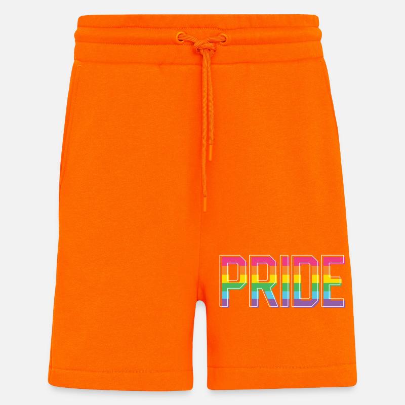 Pride Month LGBT - Pride! - Shorts - made by SPREAD - SUNSET ORANGE