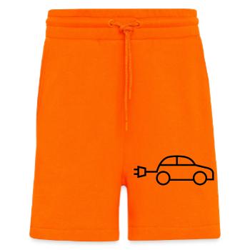 electric car e-car electric car - Shorts - made by SPREAD - SUNSET ORANGE - Front