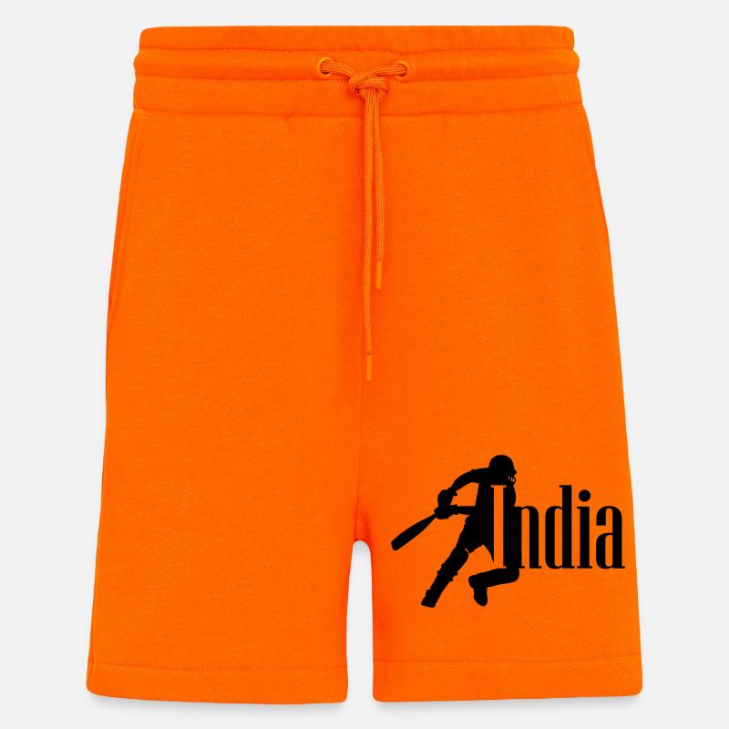 Indien Cricket - Shorts - made by SPREAD - SUNSET ORANGE