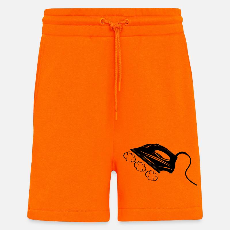Dampfbügeleisen oder Bügeleisen - Shorts - made by SPREAD - SUNSET ORANGE