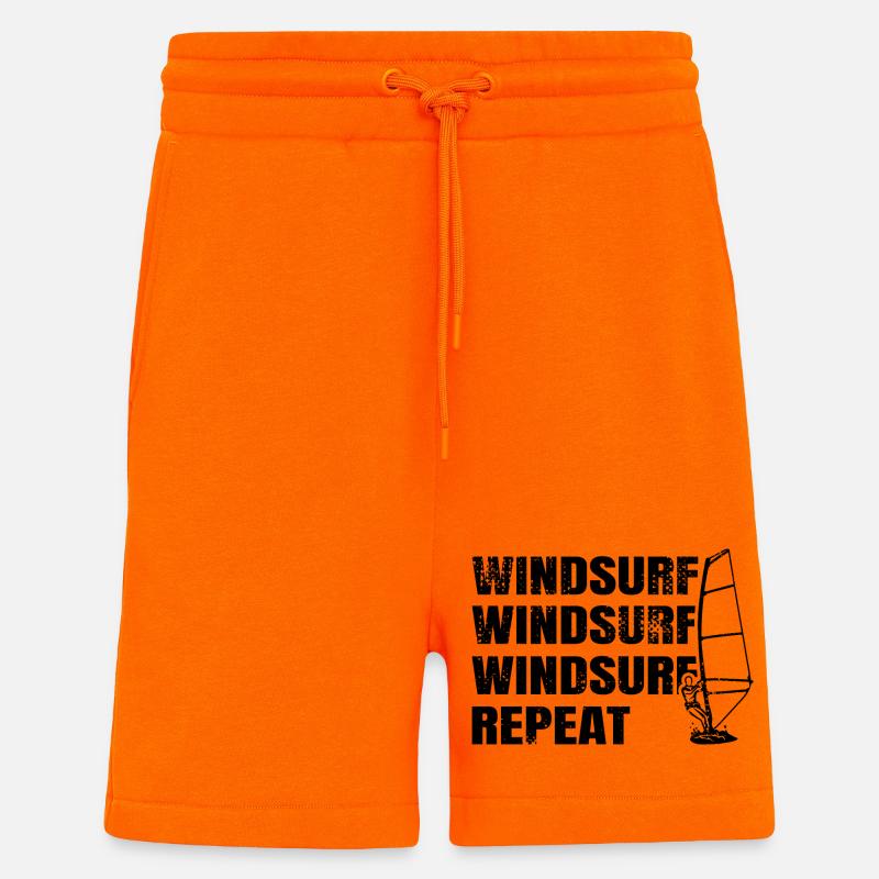 Windsurfing Repeat - Shorts - made by SPREAD - SUNSET ORANGE