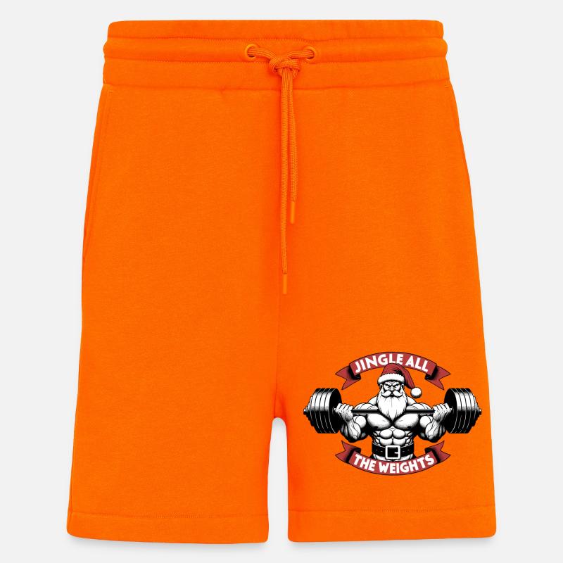 Weihnachtsgeschenk - Jingle All The Weights - Shorts - made by SPREAD - SUNSET ORANGE
