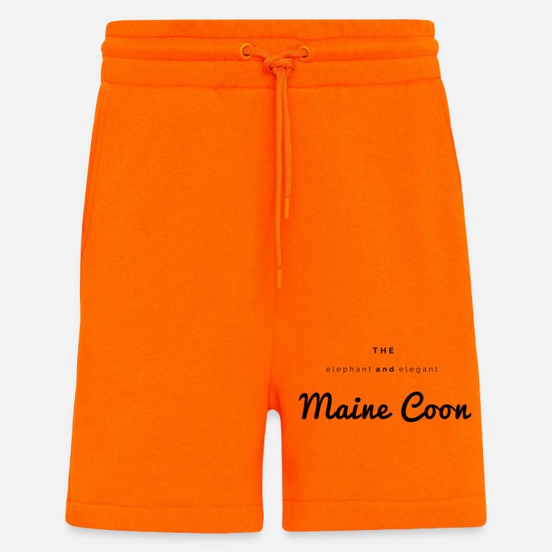 The elephant & elegant Main Coon - Short bio décontracté fabriqué en UE - SUNSET ORANGE