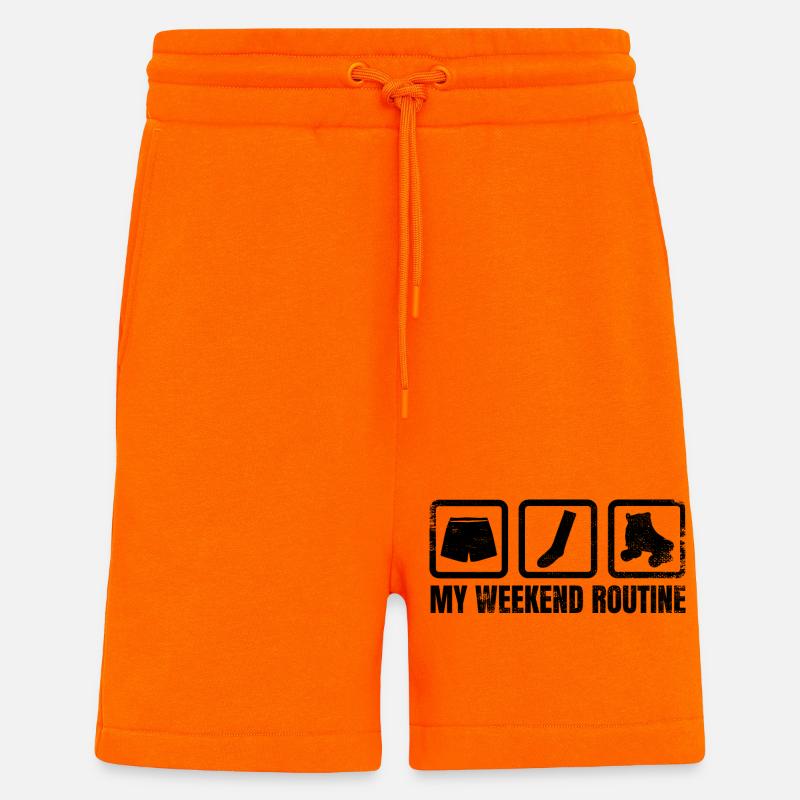 Rollschuhläufer Wochenende - Shorts - made by SPREAD - SUNSET ORANGE