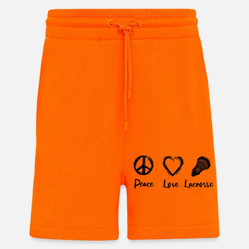 Lacrosse Routine - Shorts - made by SPREAD - SUNSET ORANGE