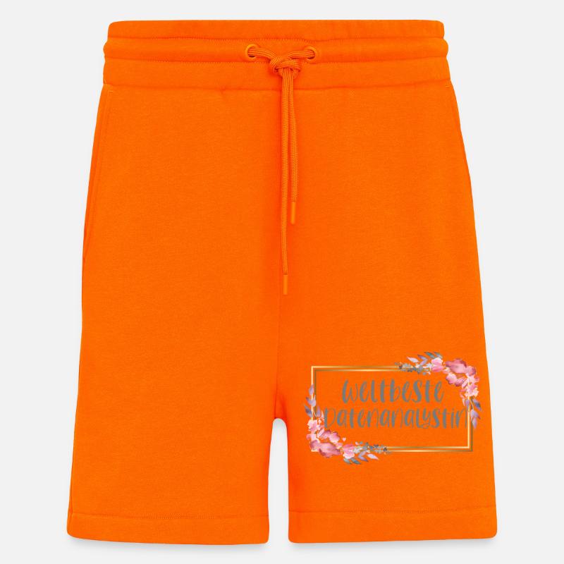 Datenanalystin Datenanalyse Geschenk - Shorts - made by SPREAD - SUNSET ORANGE