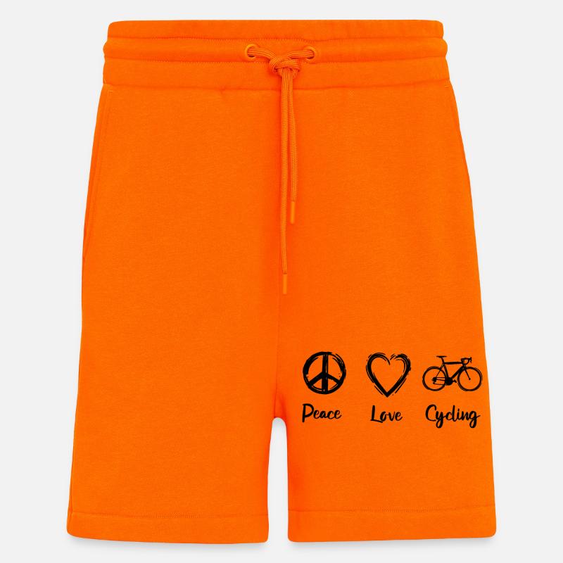 Radfahrer Routine - Shorts - made by SPREAD - SUNSET ORANGE