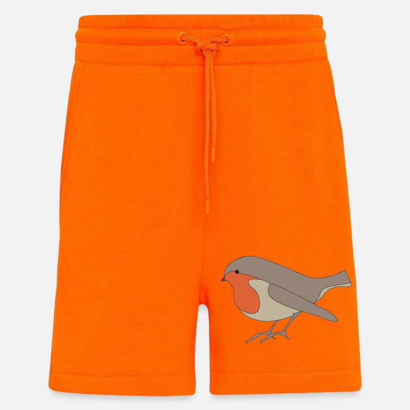 Rotkehlchen - Shorts - made by SPREAD - SUNSET ORANGE