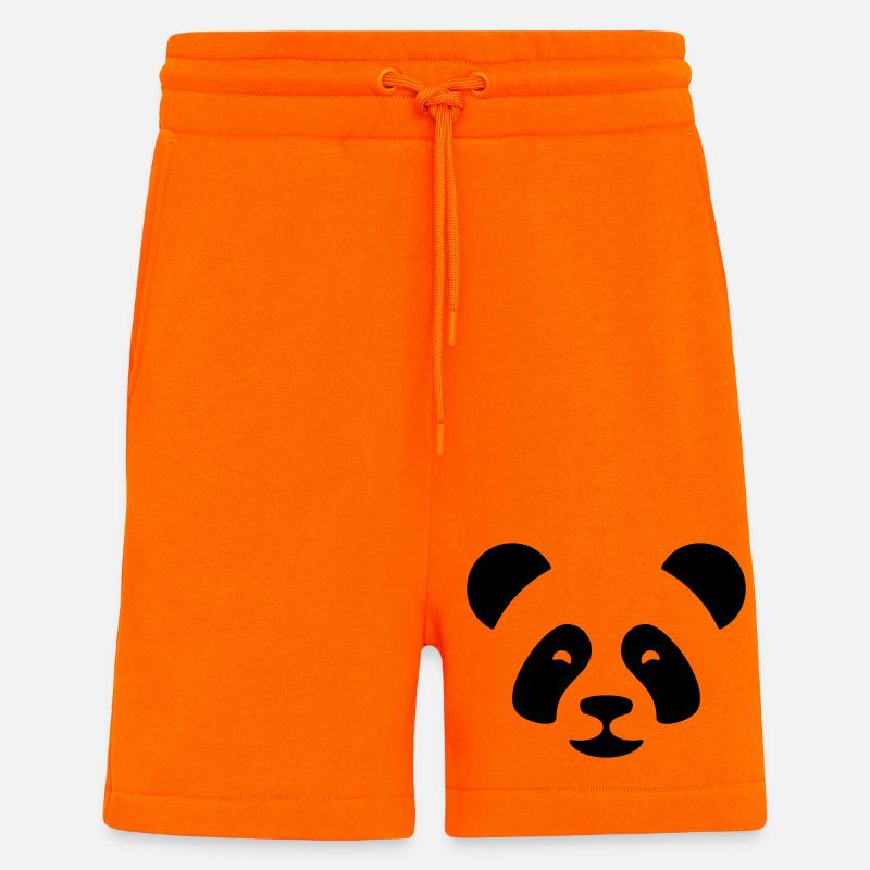 Panda - Short bio décontracté fabriqué en UE - SUNSET ORANGE