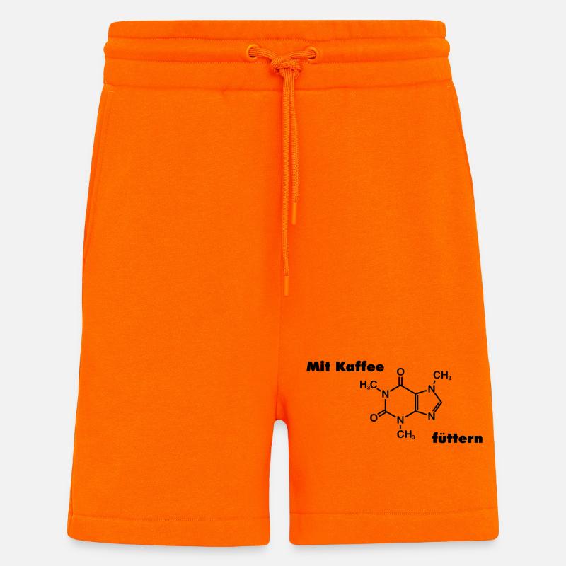 Mit Kaffee füttern - Shorts - made by SPREAD - SUNSET ORANGE