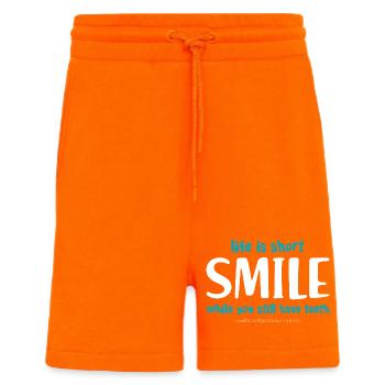 Smile (dark) - Shorts - made by SPREAD - SUNSET ORANGE - Front