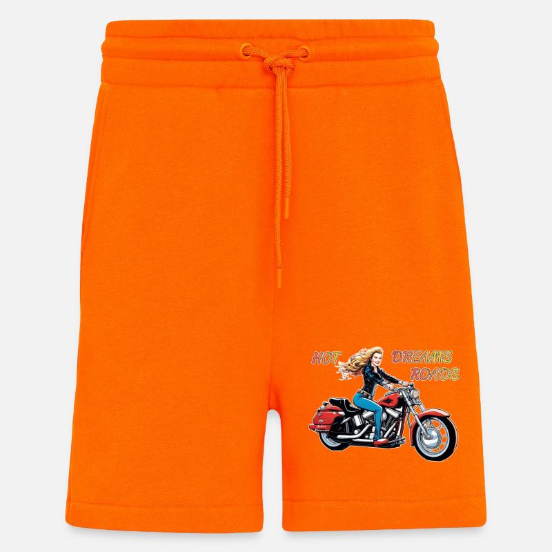 Mädchen Heiße Träume Straßen - Shorts - made by SPREAD - SUNSET ORANGE