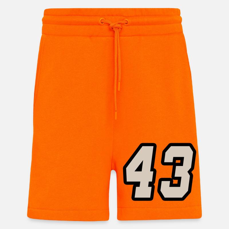Nummer dreiundvierzig 43 - Shorts - made by SPREAD - SUNSET ORANGE