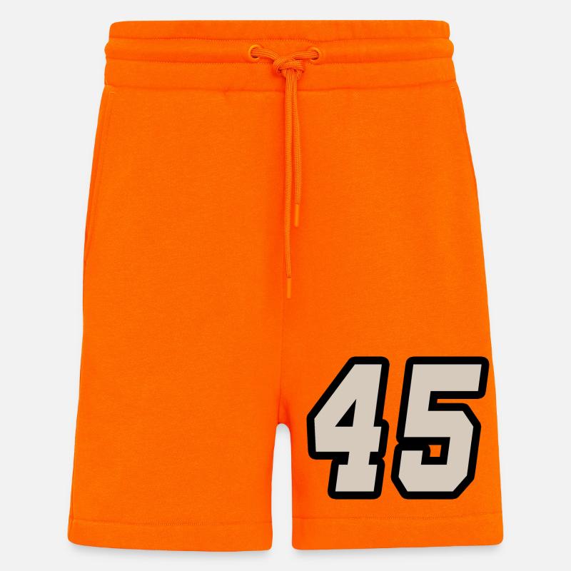 Nummer fünfundvierzig 45 - Shorts - made by SPREAD - SUNSET ORANGE