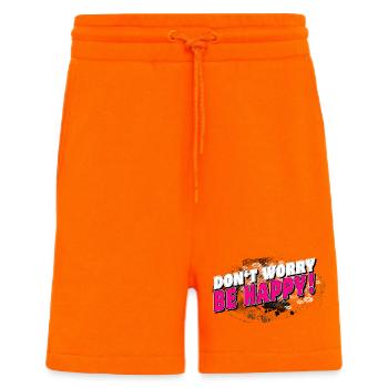 DONT WORRY BE HAPPY > BACKGROUND stormy - Shorts - made by SPREAD - SUNSET ORANGE - Vorne