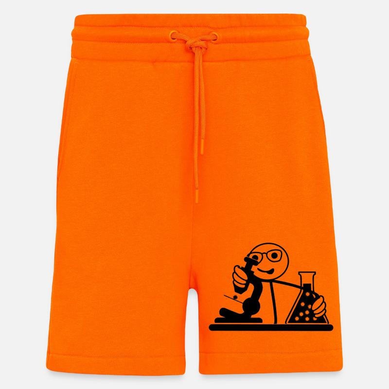 Wissenschaftler oder Biologe - Shorts - made by SPREAD - SUNSET ORANGE