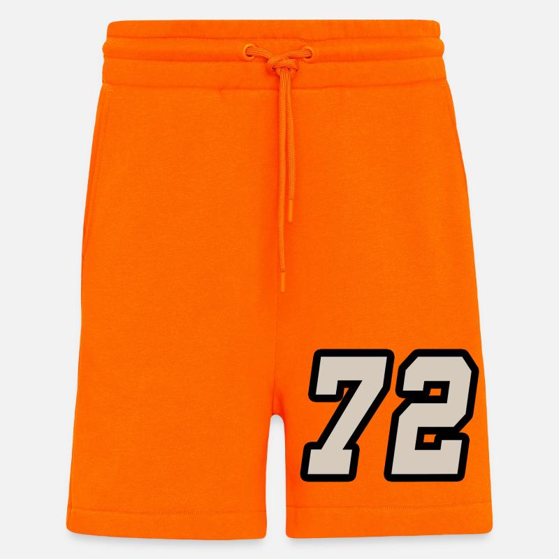 Nummer zweiundsiebzig 72 - Shorts - made by SPREAD - SUNSET ORANGE
