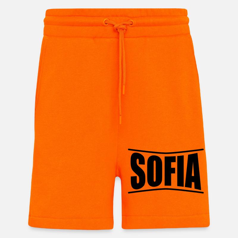 T-Shirt Sofia T-Shirt Geschenkidee - Shorts - made by SPREAD - SUNSET ORANGE