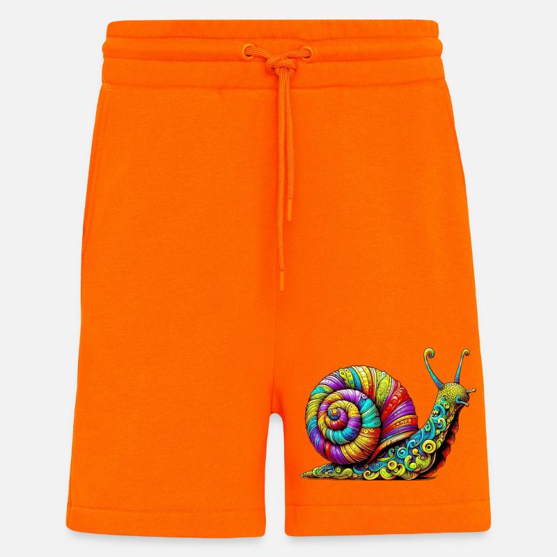 Snail - Shorts - made by SPREAD - SUNSET ORANGE