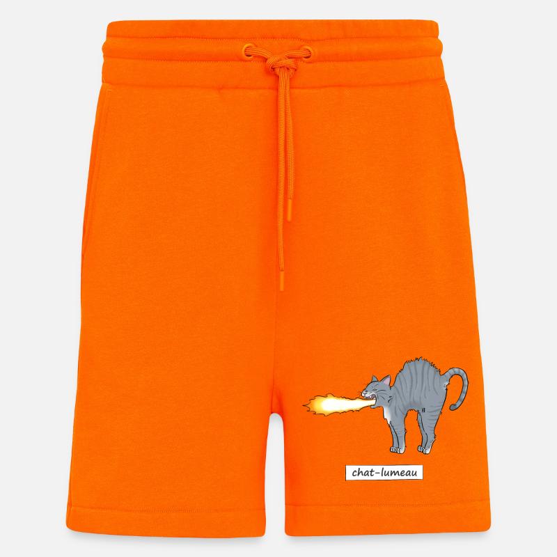 Lume-Katze - Shorts - made by SPREAD - SUNSET ORANGE