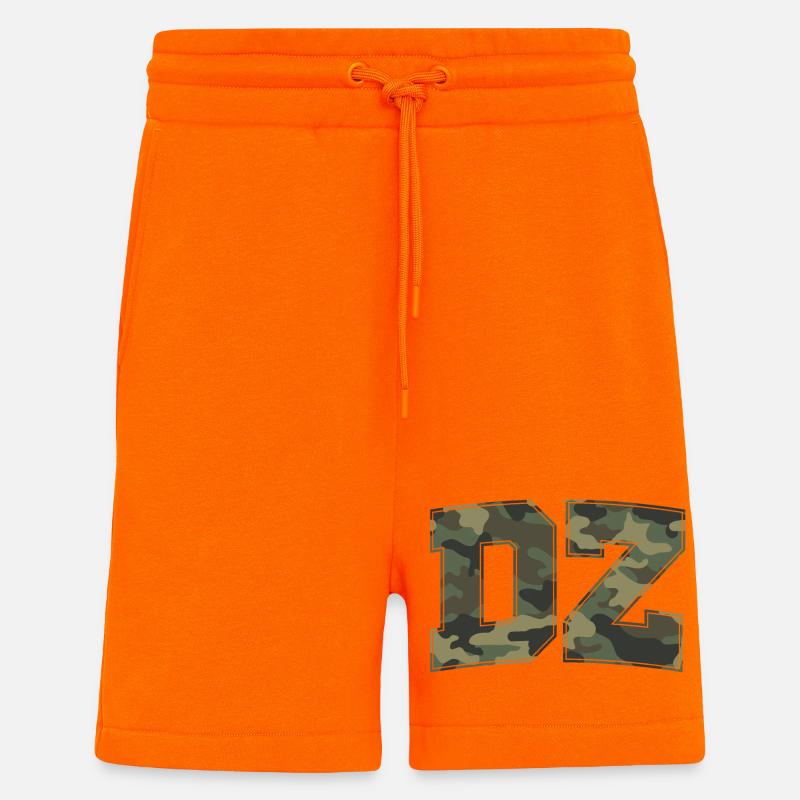 Militärischer Tarnbrief 3D - Shorts - made by SPREAD - SUNSET ORANGE