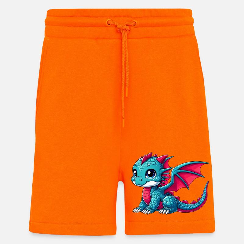 Drache - Shorts - made by SPREAD - SUNSET ORANGE