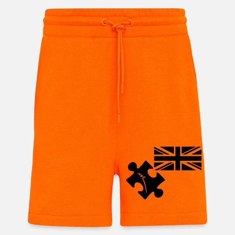 Puzzle John Spilsbury - Short bio décontracté fabriqué en UE - SUNSET ORANGE