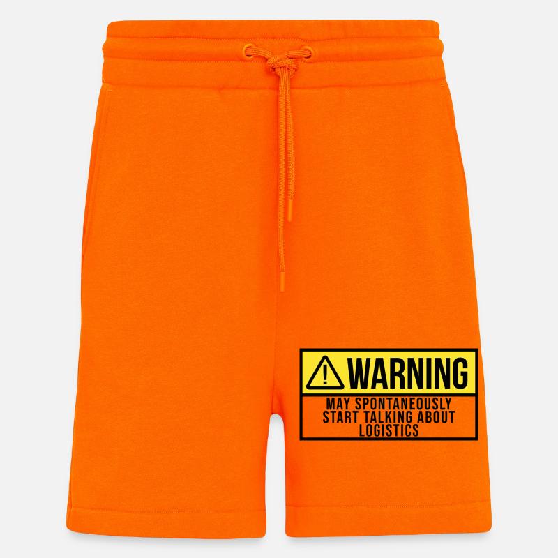 Logistik - Shorts - made by SPREAD - SUNSET ORANGE