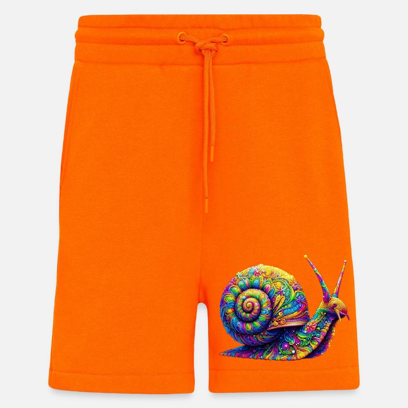 Snail - Shorts - made by SPREAD - SUNSET ORANGE