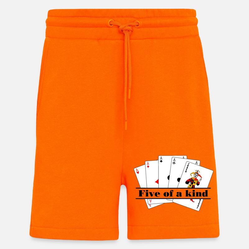 Fünffaches Textbanner - Shorts - made by SPREAD - SUNSET ORANGE