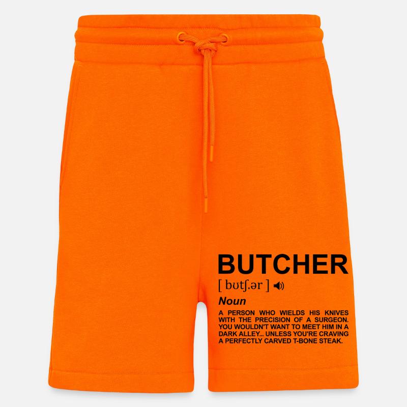Metzger Bedeutung - Shorts - made by SPREAD - SUNSET ORANGE