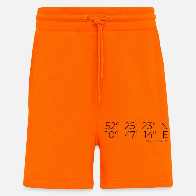 Coordinates Wolfsburg - Shorts - made by SPREAD - SUNSET ORANGE