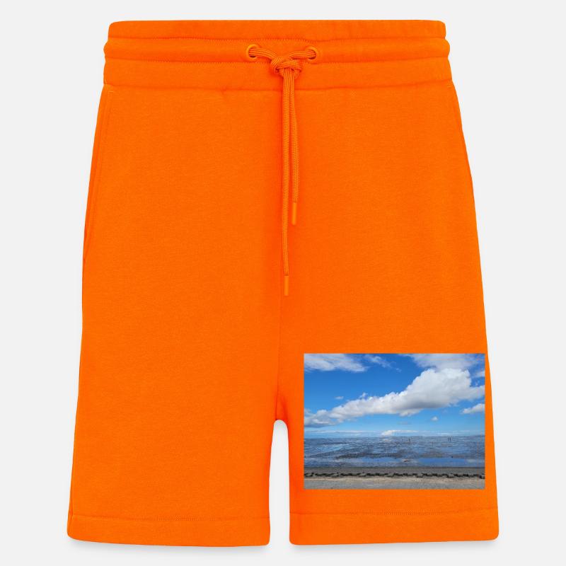 JensJensen - Shorts - made by SPREAD - SUNSET ORANGE