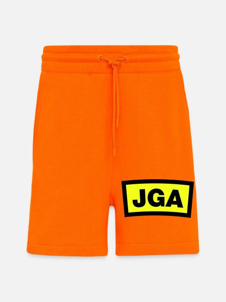 Bachelor Party - Emblem - Shorts - made by SPREAD - SUNSET ORANGE