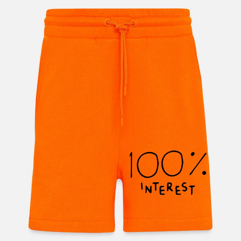 100 interest - Shorts - made by SPREAD - SUNSET ORANGE