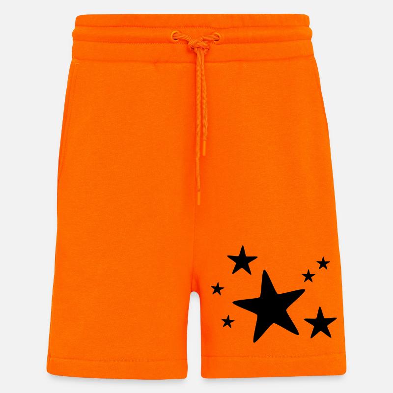 Sternengruppe einfarbig - Shorts - made by SPREAD - SUNSET ORANGE